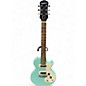 Used Epiphone Les Paul SL Turquoise Solid Body Electric Guitar thumbnail