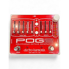Used Electro-Harmonix Pog2 Polyphonic Octave Generator Effect Pedal