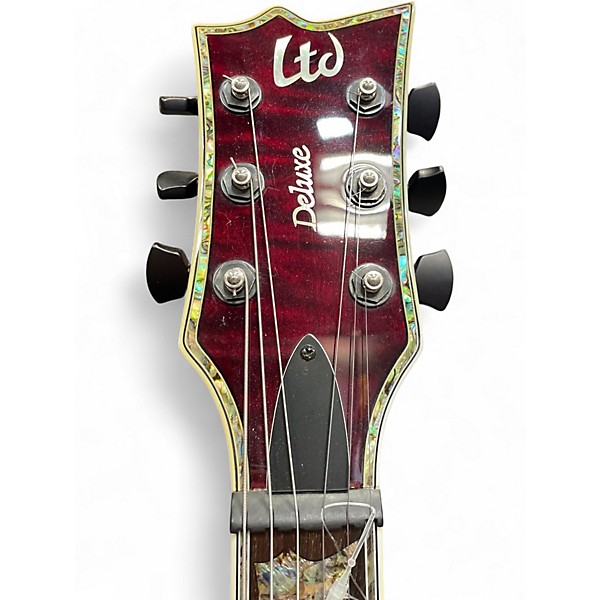 Used ESP LTD EC1000 Deluxe Red  Solid Body Electric Guitar