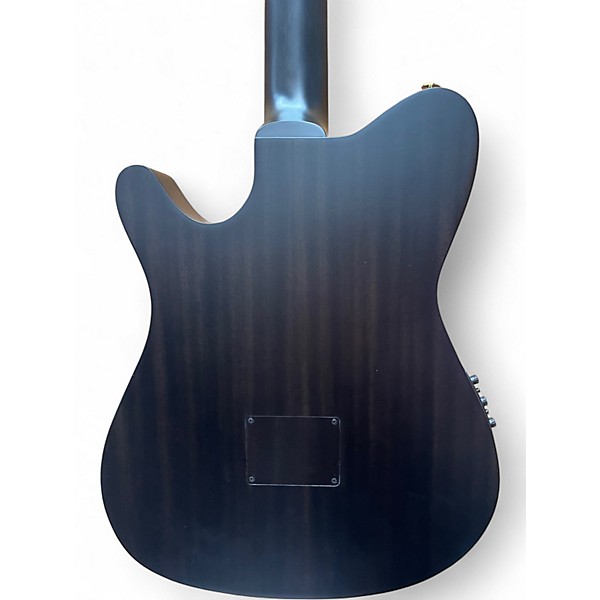 Used Ibanez FRH20FMN Cosmic Blue Sunburst Classical Acoustic Electric Guitar