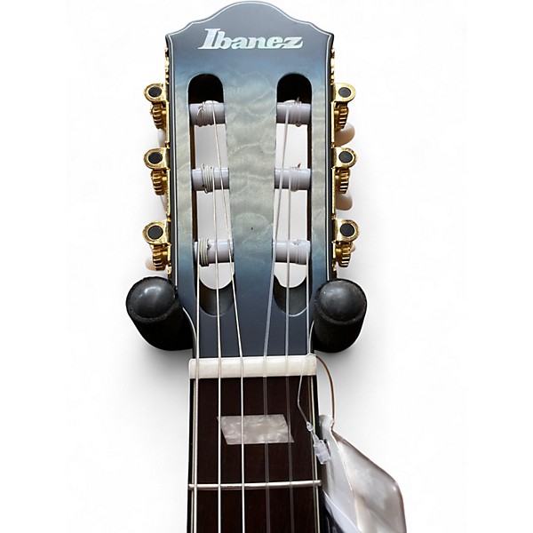 Used Ibanez FRH20FMN Cosmic Blue Sunburst Classical Acoustic Electric Guitar