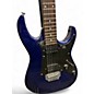 Used Ibanez GIO Series HH Black Pickguard Gloss Deep Blue Solid Body Electric Guitar