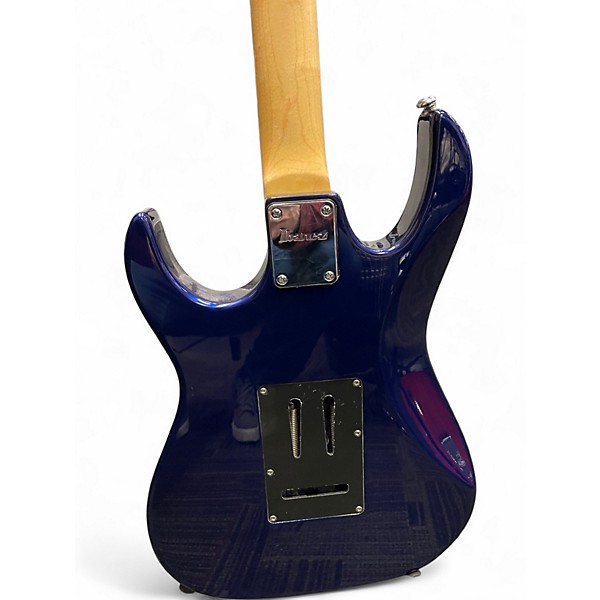 Used Ibanez GIO Series HH Black Pickguard Gloss Deep Blue Solid Body Electric Guitar