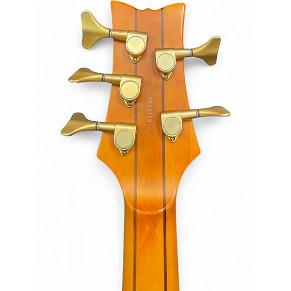 Used Schecter Guitar Research Stiletto Studio 5 String Natural Electric Bass Guitar