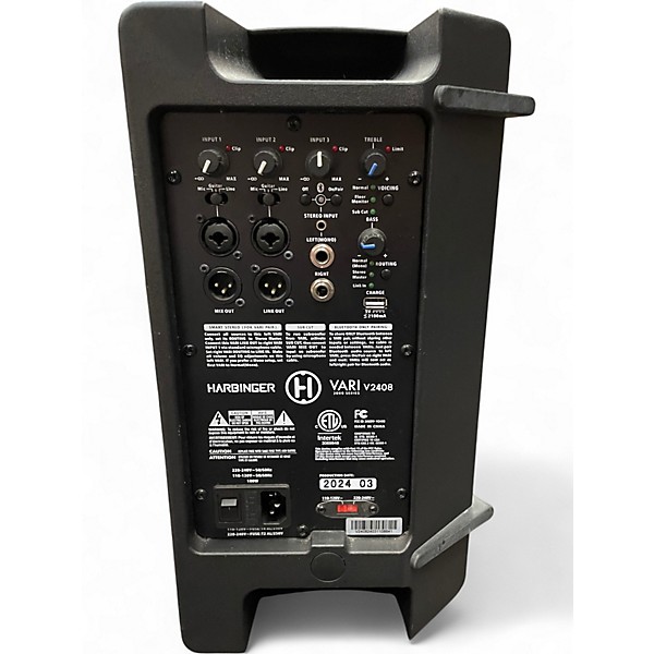 Used Harbinger V2408 Powered Speaker