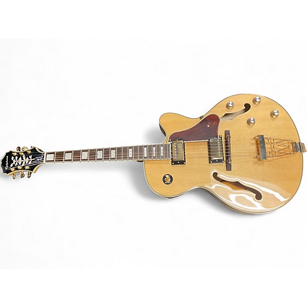 Used Epiphone Emperor II Joe Pass Signature Blonde Hollow Body Electric Guitar