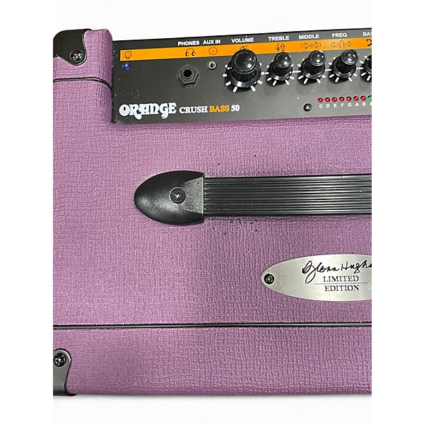 Used Orange Amplifiers Glenn Hughes LTD Crush Bass 50 1x12 50W Bass Combo Amp