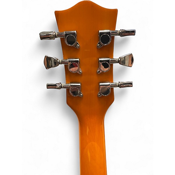 Used Dillion DL-650 ORANGE FLAME Solid Body Electric Guitar