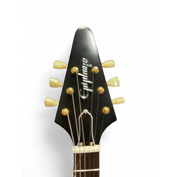 Used 2024 Epiphone 1958 Korina Flying V Korina Solid Body Electric Guitar