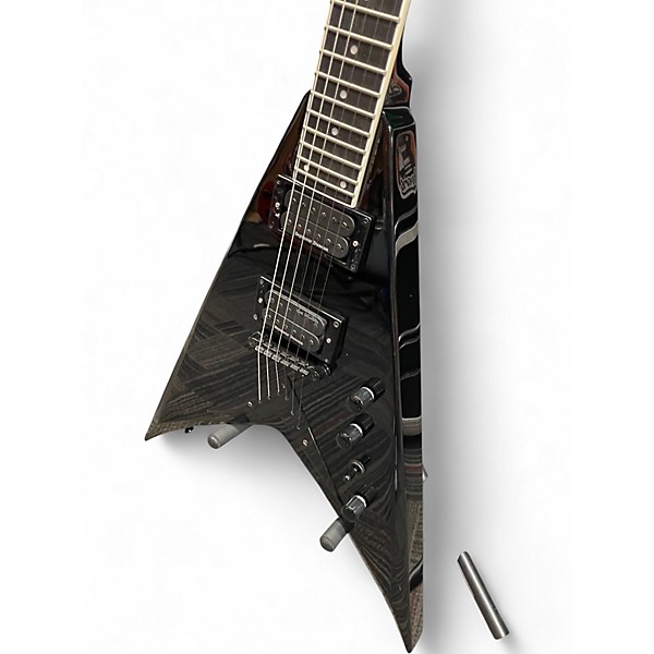 Used Kramer DAVE MUSTAIN VANGAURD Black Solid Body Electric Guitar