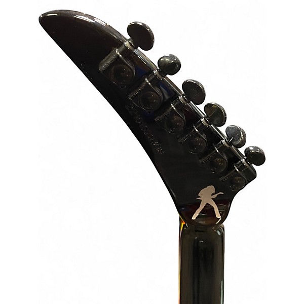 Used Kramer DAVE MUSTAIN VANGAURD Black Solid Body Electric Guitar