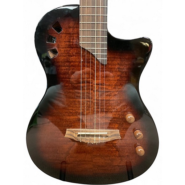Used Cordoba Stage Nylon String Edge Burst Classical Acoustic Guitar