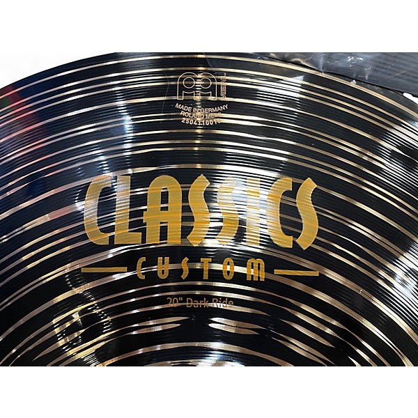 Used 2025 MEINL 20in Classics Custom Dark Ride Cymbal