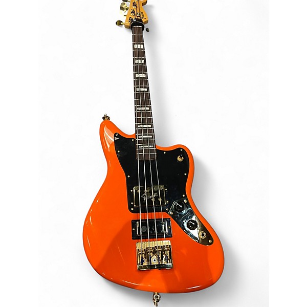 Used 2020s Fender MIKE KERR JAGUAR BLOOD ORANGE Electric Bass Guitar
