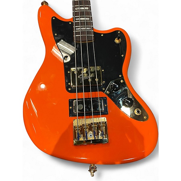 Used 2020s Fender MIKE KERR JAGUAR BLOOD ORANGE Electric Bass Guitar