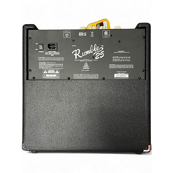 Used Fender Rumble 25 25W 1x8 Bass Combo Amp