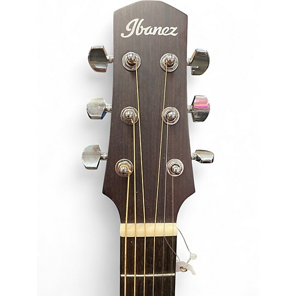 Used Ibanez AAD190CE WKH Black Acoustic Electric Guitar