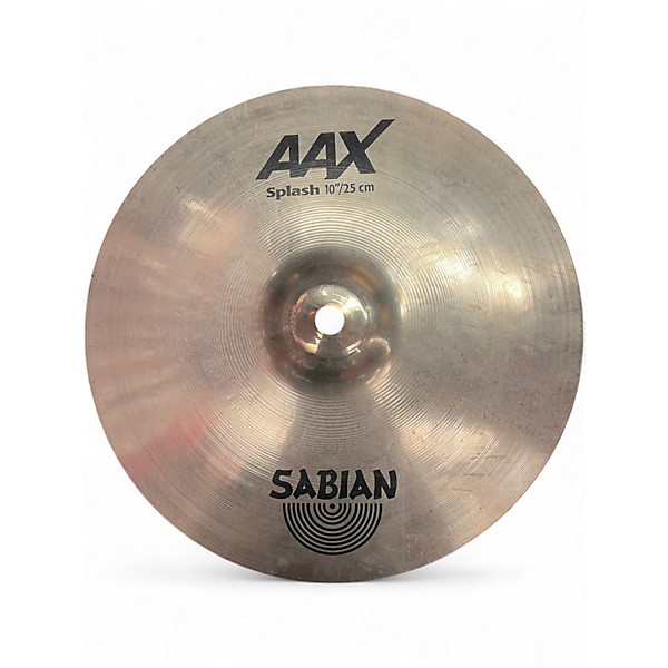Used SABIAN 10in AAX Splash Brilliant Cymbal