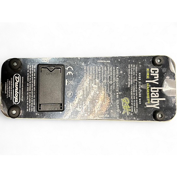 Used Dunlop KH95 Kirk Hammett Signature Cry Baby Wah Effect Pedal