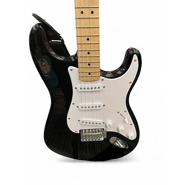 Used Squier Bullet Stratocaster Black Solid Body Electric Guitar