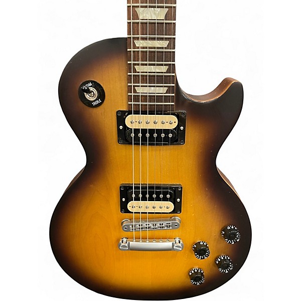 Used Gibson LPJ 2 Tone Sunburst Solid Body Electric Guitar