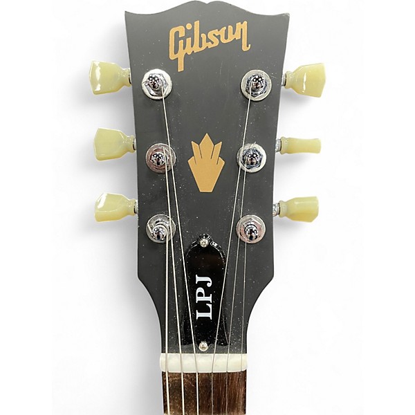 Used Gibson LPJ 2 Tone Sunburst Solid Body Electric Guitar