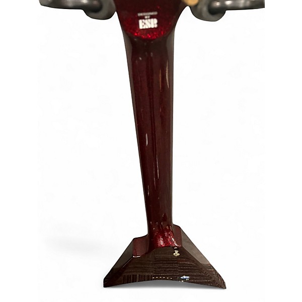 Used ESP LTD KH-V KIRK HAMMETT SIGNATURE  RED SPARKLE  Solid Body Electric Guitar