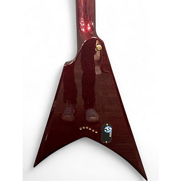 Used ESP LTD KH-V KIRK HAMMETT SIGNATURE  RED SPARKLE  Solid Body Electric Guitar