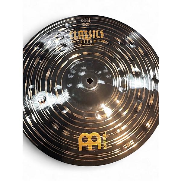 Used MEINL 14in Classics Custom Dark Hi-Hat Cymbal Pair Cymbal