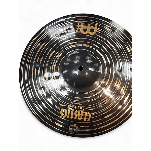Used MEINL 14in Classics Custom Dark Hi-Hat Cymbal Pair Cymbal