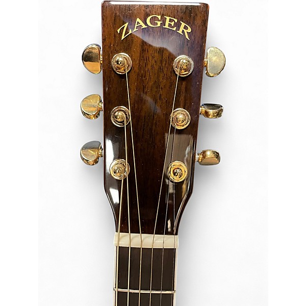 Used Zager ZAD80CEOM Natural Acoustic Electric Guitar