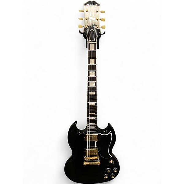 Used Epiphone SG CUSTOM Black Solid Body Electric Guitar