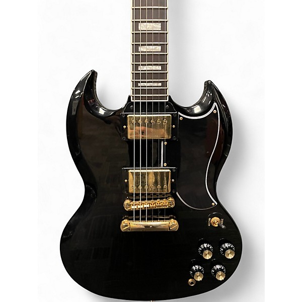 Used Epiphone SG CUSTOM Black Solid Body Electric Guitar