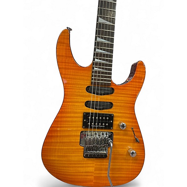 Used 2000s Jackson Soloist SL3 amber sunburst Solid Body Electric Guitar