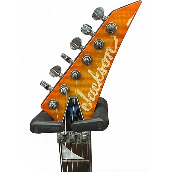 Used 2000s Jackson Soloist SL3 amber sunburst Solid Body Electric Guitar