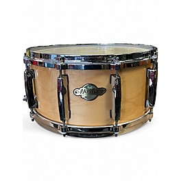 Used Pearl 6.5X14 Masters Premium Snare Natural Drum