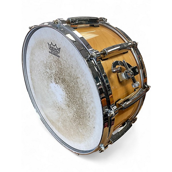 Used Pearl 6.5X14 Masters Premium Snare Natural Drum