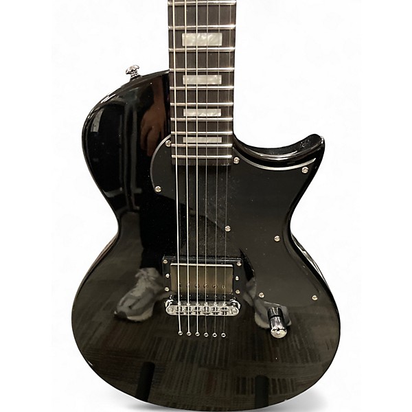 Used ESP LTD EC01FT Black and Gold Solid Body Electric Guitar