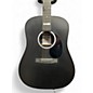 Used Martin D35JC Johnny Cash Satin Black Acoustic Guitar