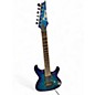 Used Ibanez S670QM  SAPPHIRE BLUE Solid Body Electric Guitar thumbnail