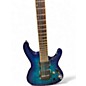 Used Ibanez S670QM  SAPPHIRE BLUE Solid Body Electric Guitar