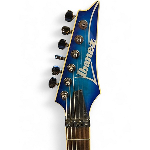 Used Ibanez S670QM  SAPPHIRE BLUE Solid Body Electric Guitar