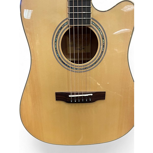 Used Zager ZAD 50 CE N Natural Acoustic Electric Guitar