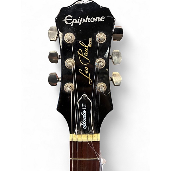 Used Epiphone STUDIO LT Black Solid Body Electric Guitar