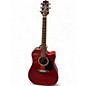 Used Takamine GD30CE Trans Red Acoustic Electric Guitar thumbnail