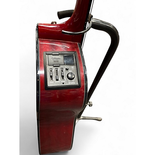 Used Takamine GD30CE Trans Red Acoustic Electric Guitar