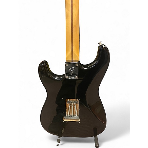Used Fender Limited Edition HSS Stratocaster Black Solid Body Electric Guitar