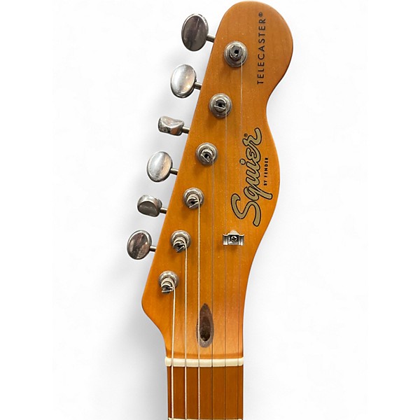 Used Squier Squier 40th Anniversary Vintage Edition Telecaster Natural Solid Body Electric Guitar