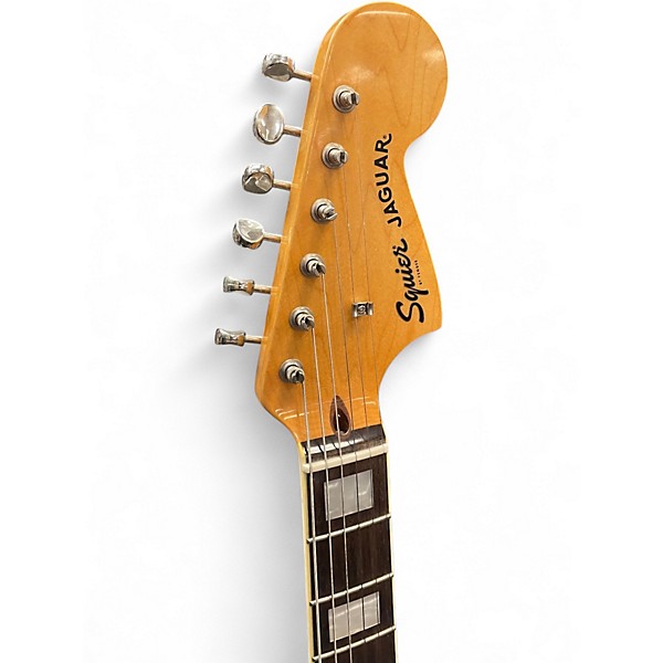 Used Squier Classic Vibe 70s Jaguar Daphne Blue Solid Body Electric Guitar