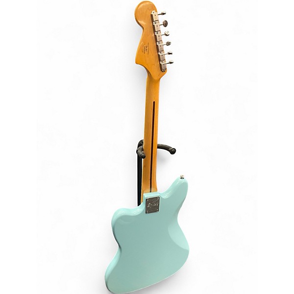 Used Squier Classic Vibe 70s Jaguar Daphne Blue Solid Body Electric Guitar